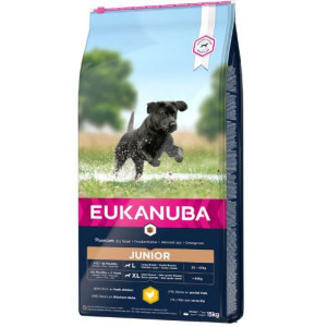 Eukanuba Junior Large Breed au poulet pour chien 15 kg