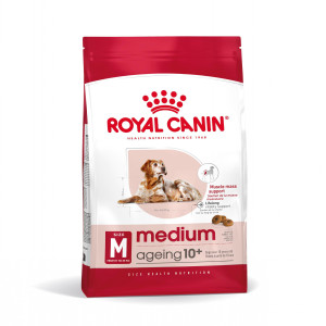 royal canin medium ageing 10+ pour chien pâtée (10x140g)