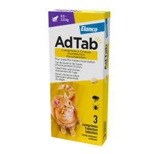 AdTab comprimés à croquer pour chats 0,5-2kg - par paquet