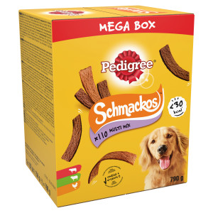 Pedigree Schmackos Lanières de viande friandises pour chien 2 x 110 pièces
