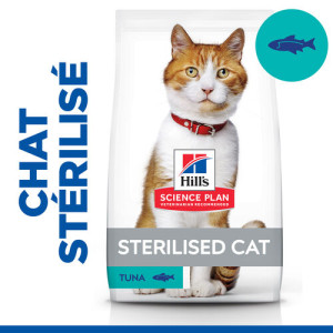Hill’s Science Plan Sterilised Adult thon pour chat