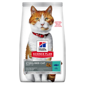 Hill’s Science Plan Sterilised Adult thon pour chat