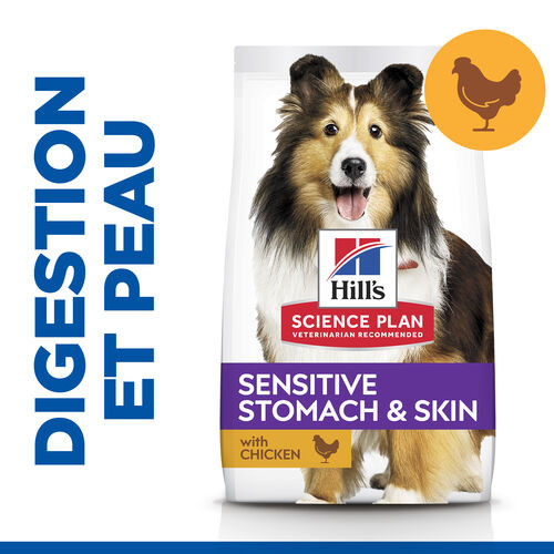 Hill's Adult Sensitive Stomach & Skin Kip hondenvoer