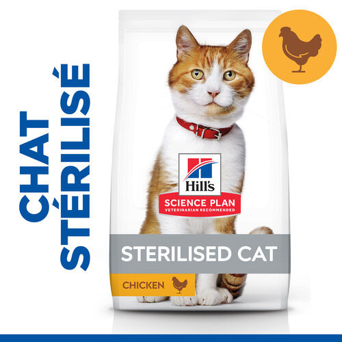 Hill's Young Adult Sterilised Huhn Katzenfutter 