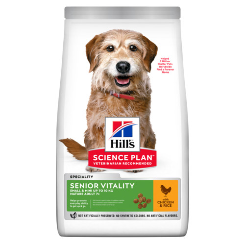 Hill's Senior Vitality Small&Mini au poulet pour chien