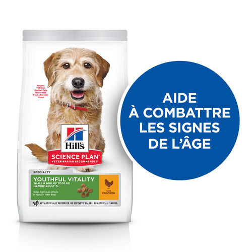 Hill's Senior Vitality Small&Mini au poulet pour chien