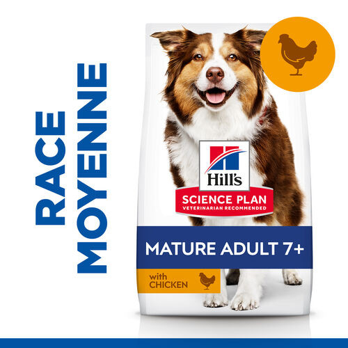 Hill's Mature Adult 7+ Active Longevity Medium Huhn Hundefutter 