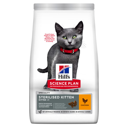 Hill's Kitten Sterilised au poulet pour chaton