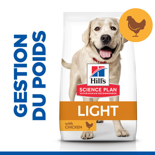 Hill's Adult Light Large Breed au poulet pour chien