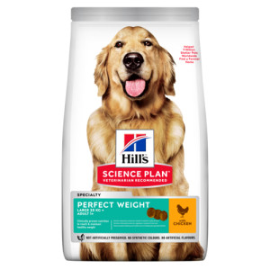 Hill's Adult Perfect Weight Large Breed au poulet pour chien 12 kg