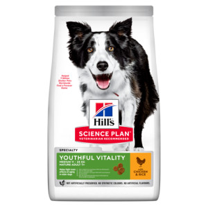 Hill's Mature Adult Senior Vitality Medium au poulet pour chien 14 kg