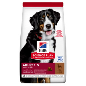 Hill's Adulte Large Breed agneau pour chien 14 kg