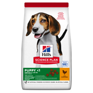 Hill's Puppy Medium au poulet pour chiot 2 x 2,5 kg