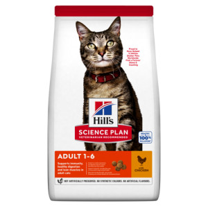 Hill's Adult au poulet pour chat 2 x 3 kg