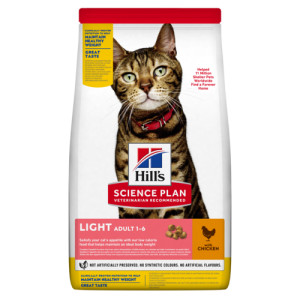 Hill's Light Adult au poulet pour chat 2 x 1,5 kg