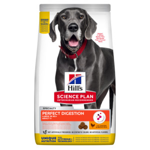 Hill's Adult Perfect Digestion Large au poulet & riz brun pour chien 2 x 14 kg