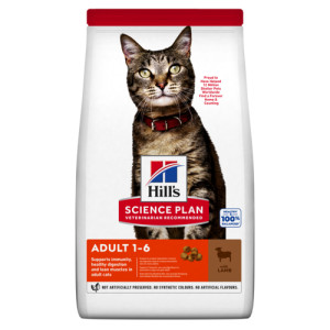 Hill's Adult à l'agneau et au riz pour chat 10 kg