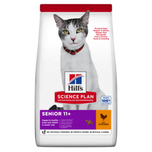 Hill's Senior 11+ au poulet pour chat 2 x 7 kg