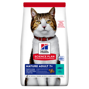 Hill's Mature Adult 7+ au thon pour chat 3 x 1,5 kg