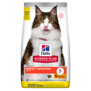 Hill's Adult Perfect Digestion pour chat 2 x 7 kg