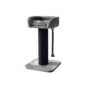 Arbre à chat Cylen XXL gris/noir 100 cm Une pièce