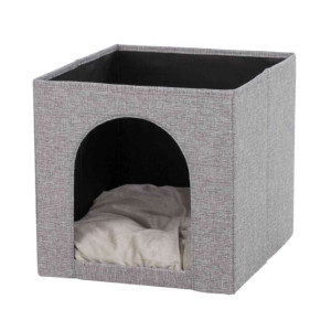 Trixie abri et panier pour chat Ella 33 × 33 × 37 cm gris Une pièce