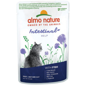 Almo Nature Intestinal Help au poisson pâtée pour chat (70 g) 30 x 70 g