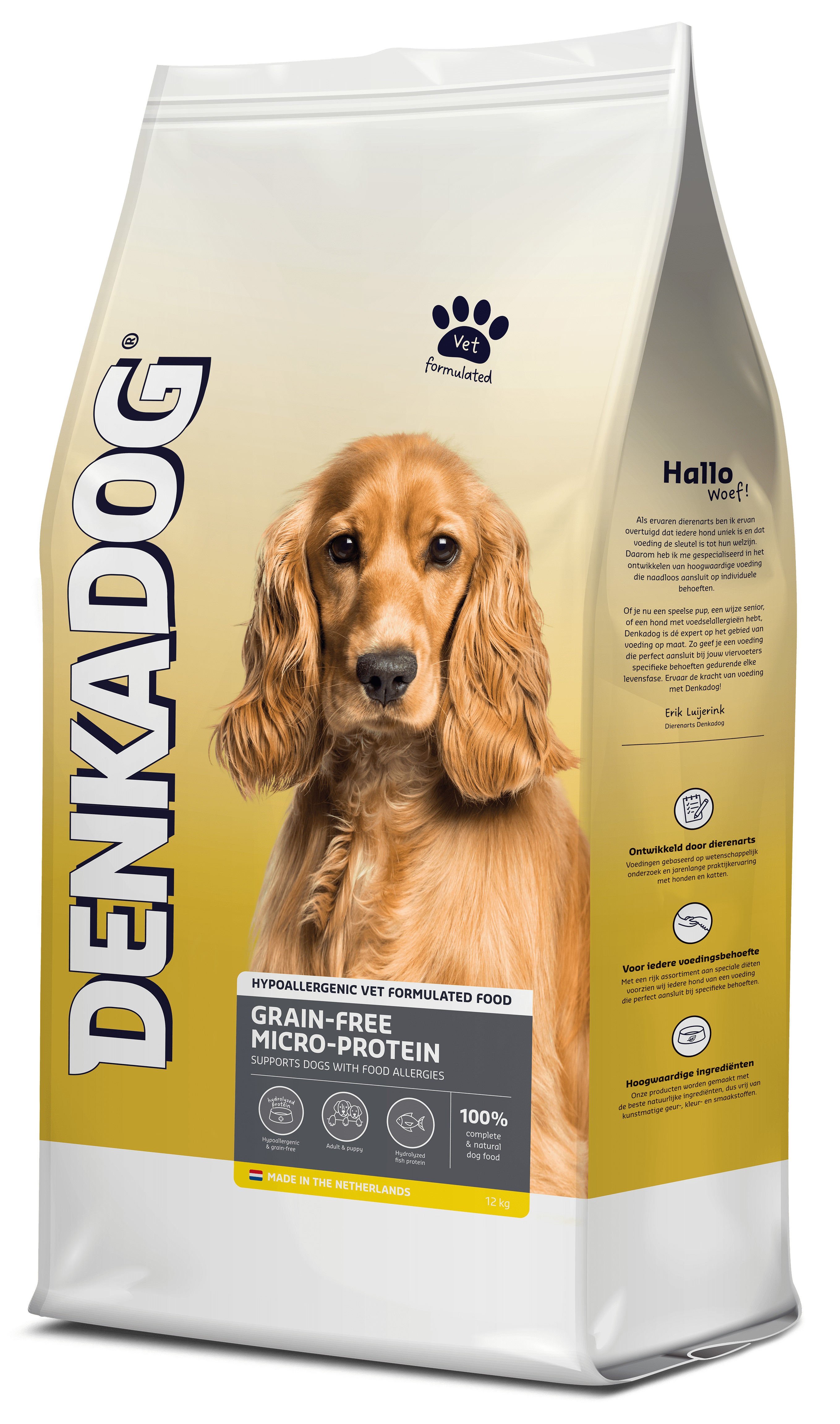 Denkadog Grain-Free Micro-Protein hondenvoer