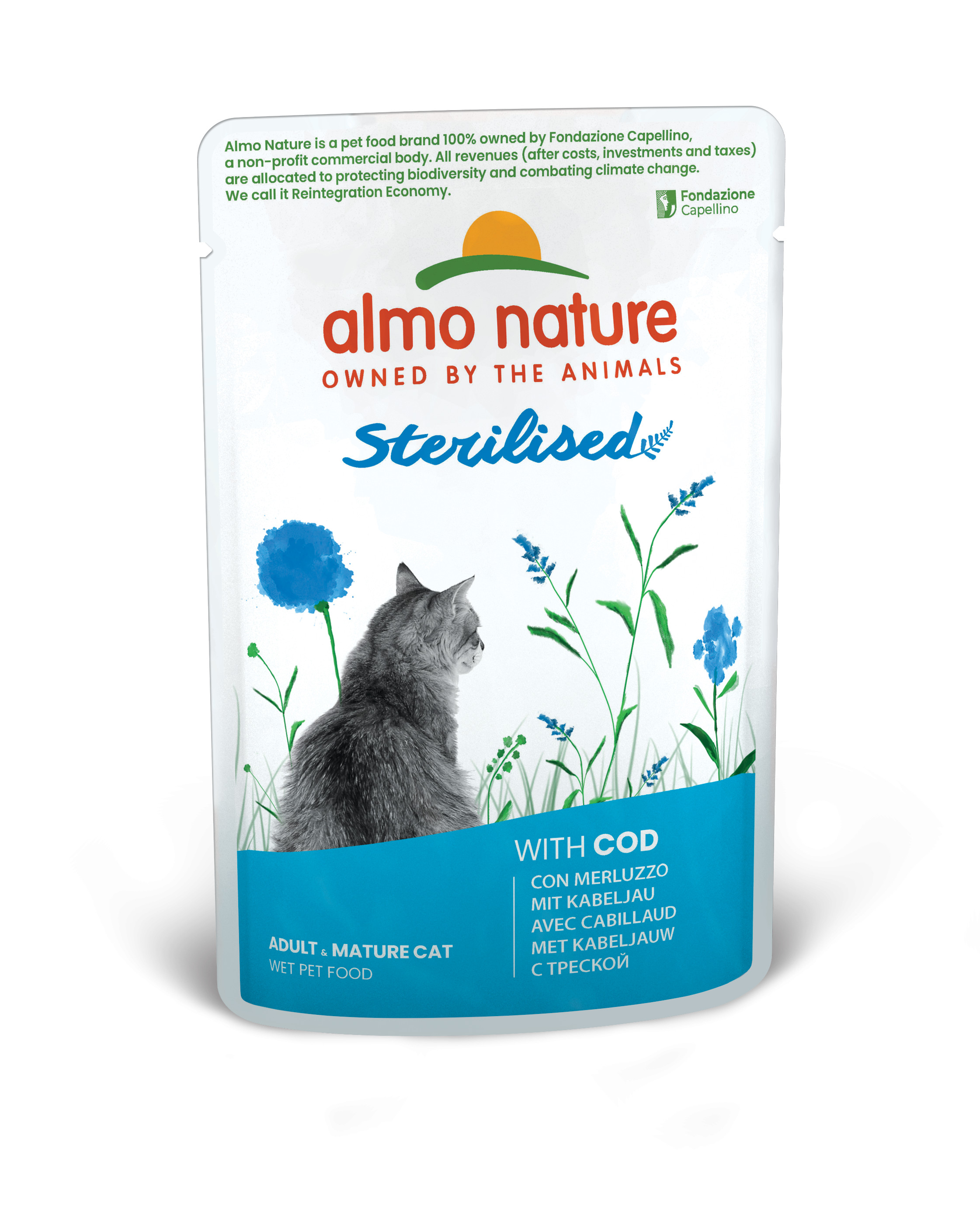 Almo Nature Sterilised Kabeljauw 70 gram