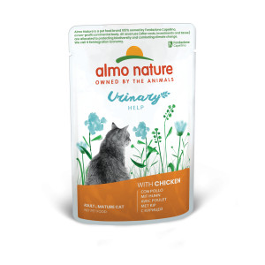 Almo Nature Urinary Help au poulet pâtée pour chat (70 g) 60 x 70 g