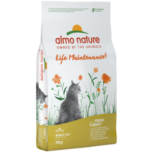 Almo Nature Life Maintenance à la dinde pour chat 12 kg