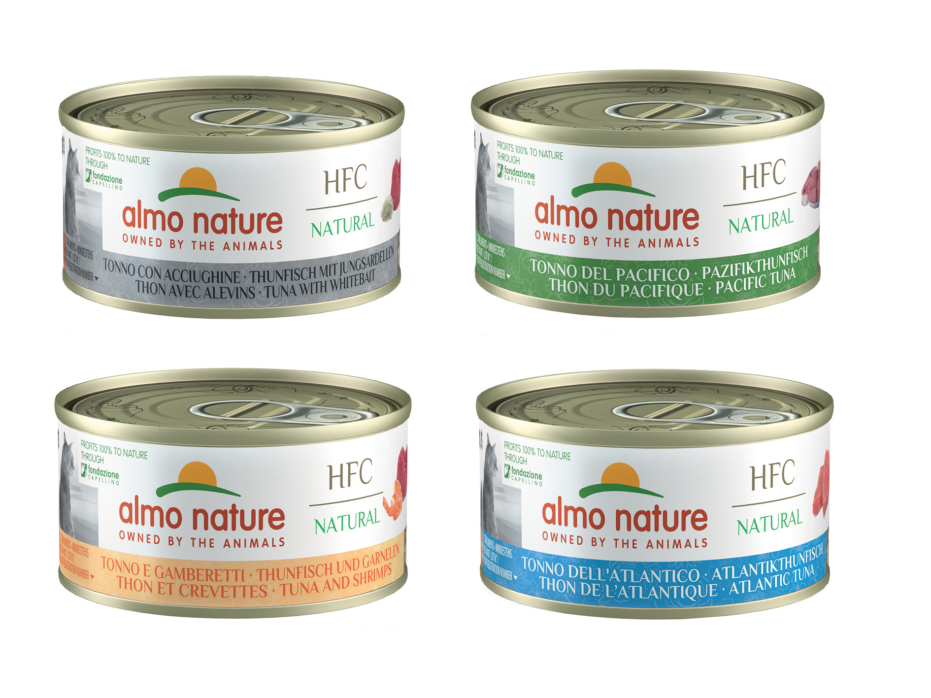 Almo Nature HFC Natural Combipack C Tonijn 24x70 gr