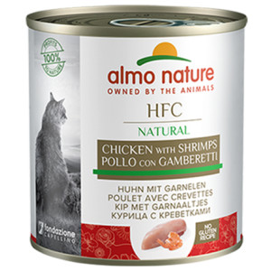 Almo Nature HFC Natural poulet avec crevettes pâtée pour chat (280 g) 6 x 280 g