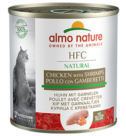 Almo Nature HFC Natural poulet avec crevettes pâtée pour chat (280 g)