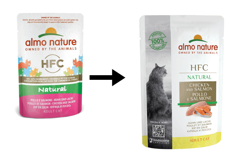 Almo Nature Classic Nature Poulet et Saumon pour chat 55g