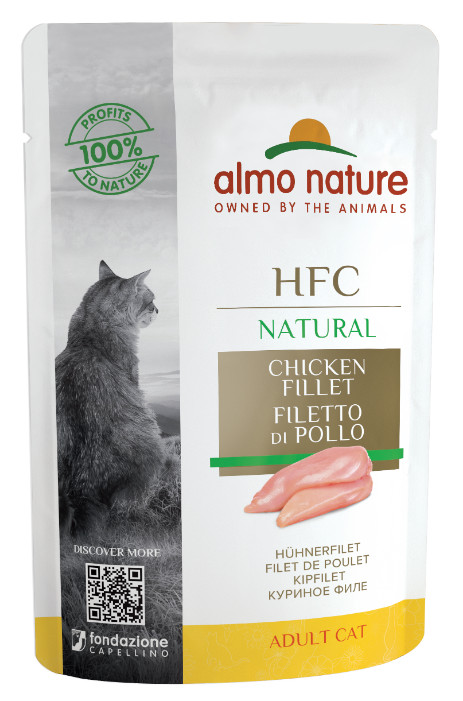 Almo Nature HFC Natural filet de poulet pâtée pour chat (55 g)