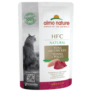 Almo Nature HFC Natural thon et poulet pâtée pour chat (55 g) 48 x 55 g