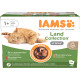 Iams Delights Adult Land Collection pâtée à la viande en sauce pour chat (12x85g)