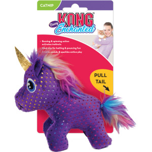 Kong Enchanted Buzzy licorne jouet pour chat Une pièce