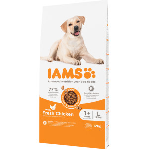Iams for Vitality Adult Large au poulet pour chien 2 x 12 kg