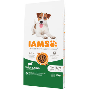 Iams for Vitality Adult Small & Medium à l'agneau pour chien 12 kg