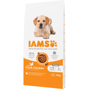 Iams for Vitality Puppy Large au poulet pour chiot 2 x 12 kg