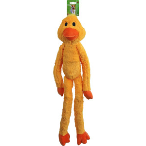 Jouet canard XXL en peluche avec couineur pour chien (75 cm) Une pièce