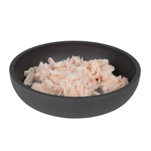 District 70 gamelle en bambou gris foncé pour chat Une pièce