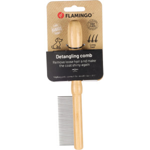 Peigne pour chien Babu medium pour poils longs Une pièce