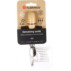 Peigne à démêler Babu pour chien à poil long Une pièce