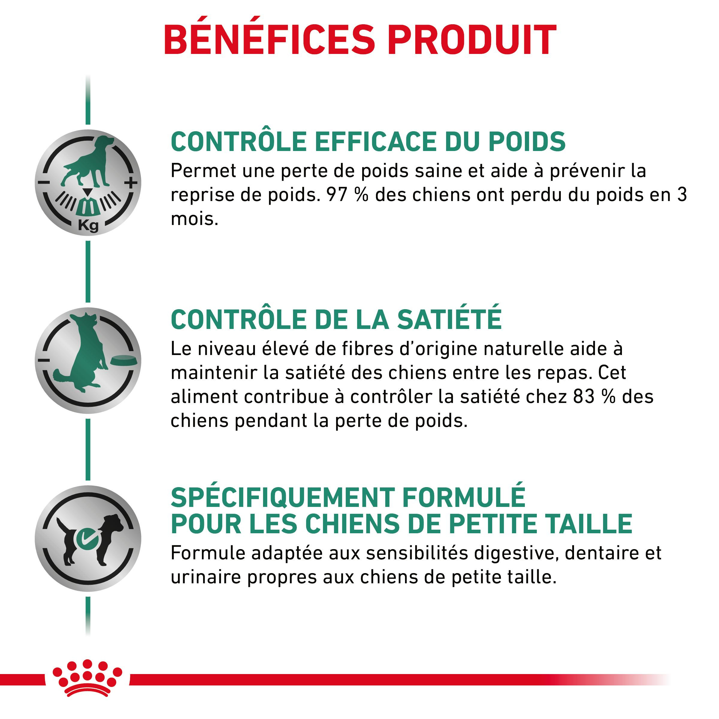 Royal Canin Veterinary Satiety Weight Management Small Dogs pour chien