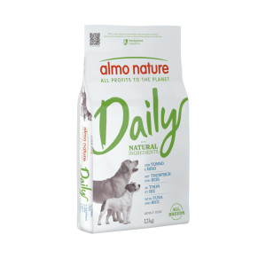 Almo Nature Daily au thon et riz pour chien 2 x 12 kg