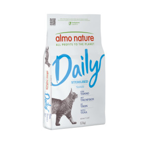 Almo Nature Daily Sterilised au thon pour chat stérilisé 2 x 12 kg