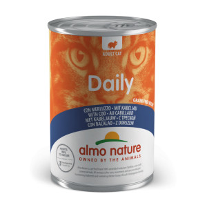 Almo Nature Daily au cabillaud pâtée pour chat (400 g) 400 g